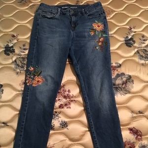 Flower jeans
